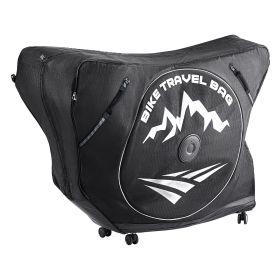 Triathlon Bike Travel Bag, Transport Bicycle Storage Carry Bag with TSA Lock & Dual Zipper, Triathlon Bicycle Case Max. Wheelbase 42 in for Trave